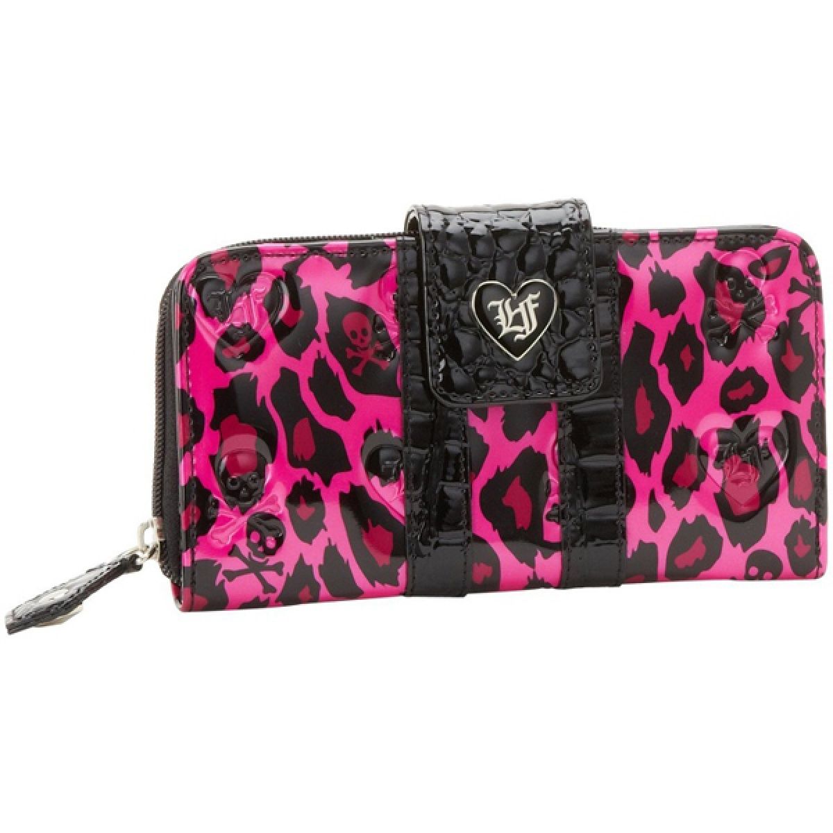 Hot Pink Leopard Skull Embossed Wallet- Loungefly | Skull & Pirate ...