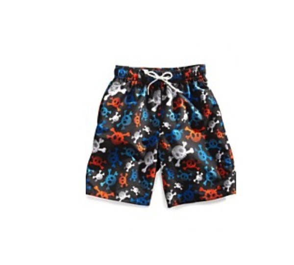 Boy’s Skull Rashguard And Swim Trunks Set – Flapdoodles 