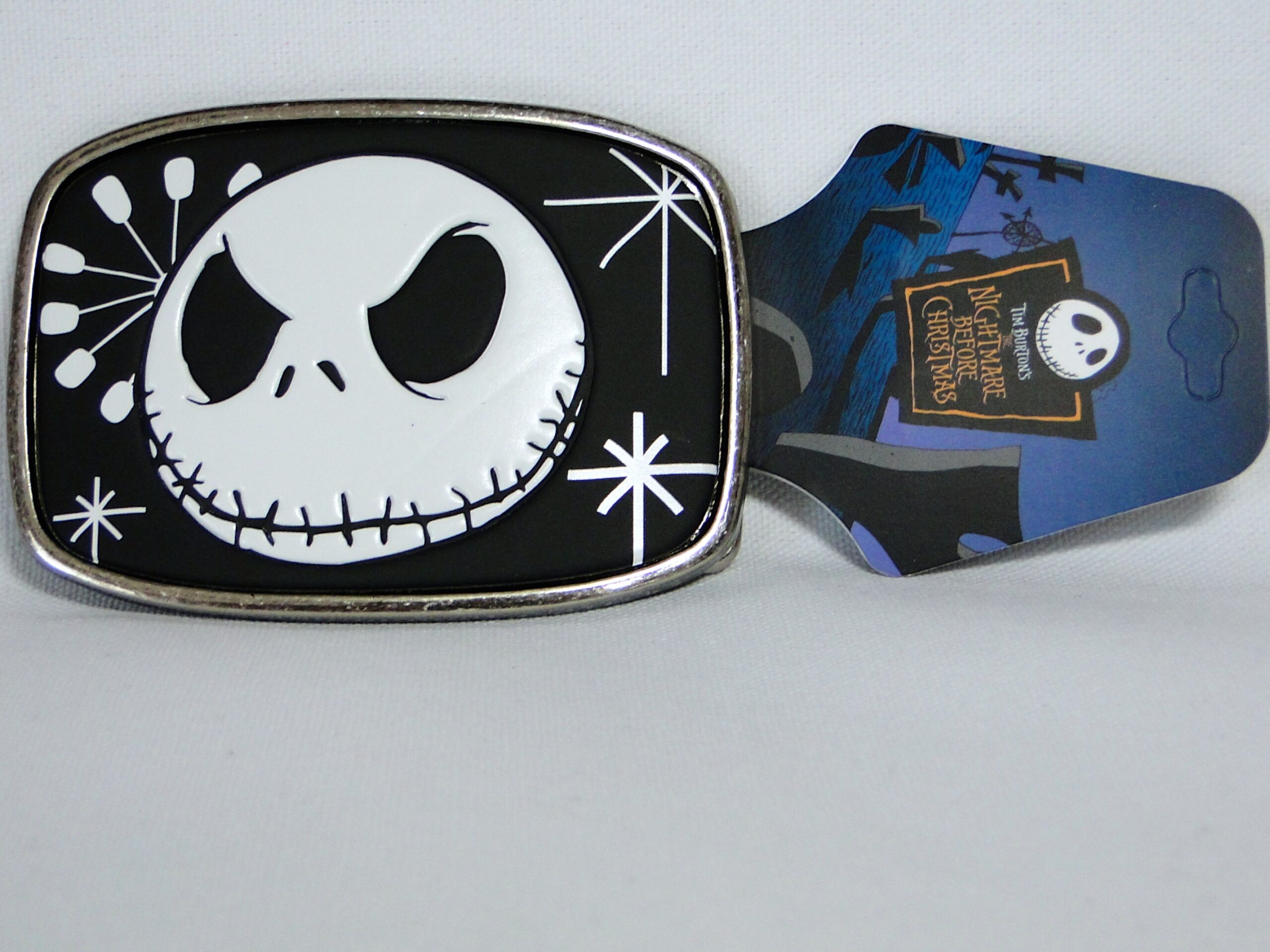 Jack Skellington Black Skull Face Belt Buckle – Disney – Skull 