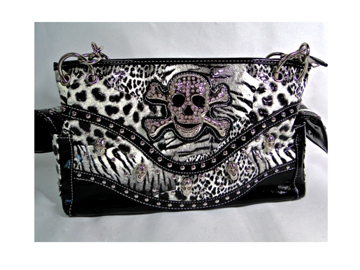 Black Leopard Print Handbag – Blushing Owl Co