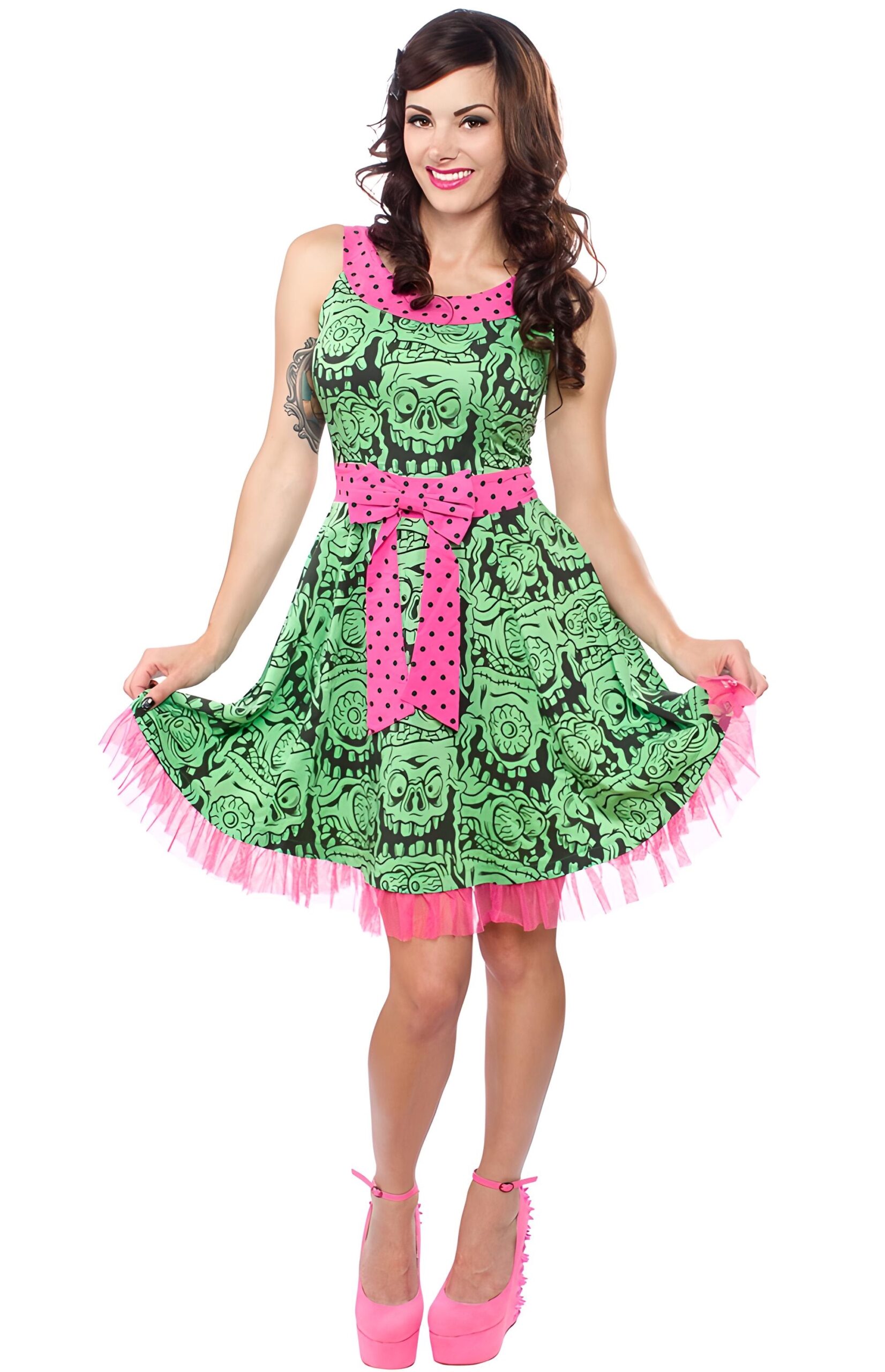 Green Monster Dress Front $$$